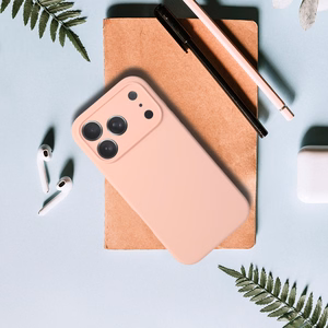 Silikoninis Lite dėklas telefonui Iphone 17 Pro Max persikų