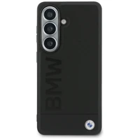 BMW Leather Hot Stamp MagSafe Dėklas for Samsung Galaxy S26 Plus - juodas