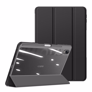 Dux Ducis Toby šarvuotas išmanusis dėklas Oppo Pad su rašiklio laikikliu juoda