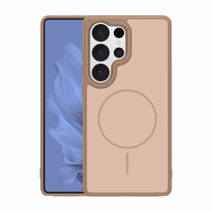 Frame Thin Mag dėklas for Samsung Galaxy S26 Ultra rudas