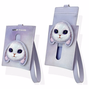 Nimmy Big Eyed Pet 2.0 Rabbit Piniginė su kortelių laikikliu - violetinė