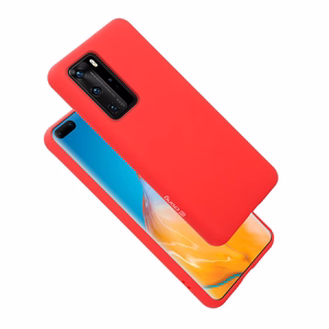 Crong Color Cover dėklas, skirtas Huawei P40 Pro, raudonas