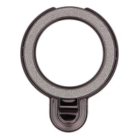 Telefonų stovas CIRCLE GLITTER - klijuojamas - juodas