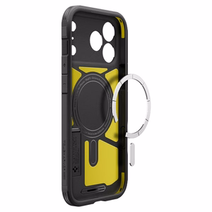 Spigen Tough Armor MagSafe dėklas, skirtas iPhone 18 Pro / 17 Pro – spalva: juoda