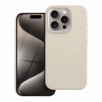 Dėklas skirtas iPhone 15 PRO Forcell F-Protect Frame Premium suderinamas su Magsafe senovinė balta