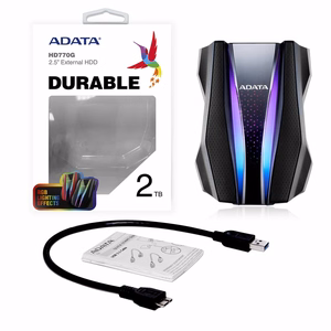 ADATA HD770G išorinis kietasis diskas 2 TB juodas