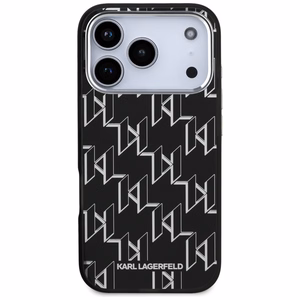 Karl Lagerfeld IML KL Monogram MagSafe чехол iPhone 17 Pro черный