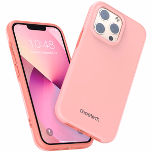 Dėklas telefonui iPhone 13 Pro – atsparus kritimui, skirtas MagSafe, rožinis (PC0113-MFM-PK)