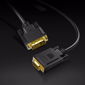 Orico XD-DITV DVI 24+1–VGA, Full HD laidas, 5 m – juodas