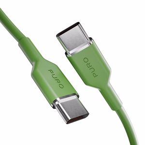 Puro ICON USB-C - USB-C laidas 1.5m - žalias