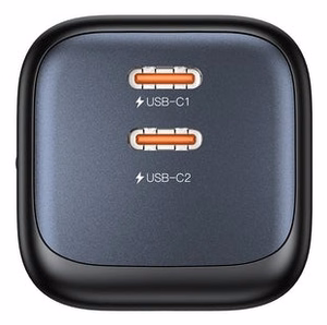 Unitek GaN tinklo įkroviklis 45W 2x USB-C PD 3.0 QC