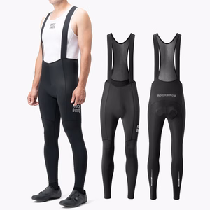 Rockbros 200021 Long Cycling Bib Shorts with Pad Size XXXL - Black