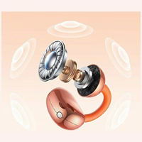 USAMS R03 Echo Clip-on Bluetooth 6.0 bezprzewodowe TWS ausinės mėlynas