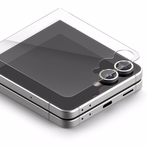 Ringke Cover Display Easy Slide grūdintas stiklas 2 vnt. Samsung Galaxy Z Flip 7 - permatomas