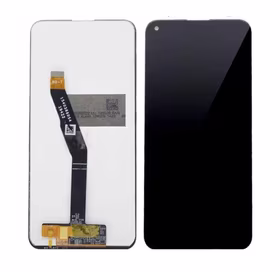 Ekranas Huawei P40 Lite E/Y7p 2020/Play 3 su lietimui jautriu stikliuku Black ORG