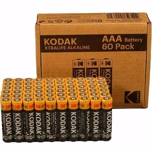 Kodak XTRALIFE šarminės baterijos AAA LR3, 60 vnt.