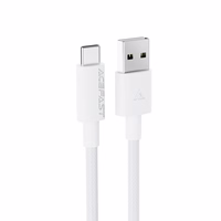 USB kabelis Acefast C18-04 USB-A to USB-C 1.2m baltas