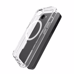 Puro TPU+PC dėklas "LITE MAG" su magnetine iPhone 16E, permatomas