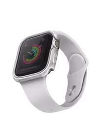 Uniq Valencia dėklas Apple Watch 4 / 5 / 6 / SE 40mm - sidabrinis