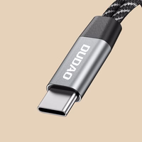 Dudao L13C+ 2in1 USB-C adapteris - pilkas