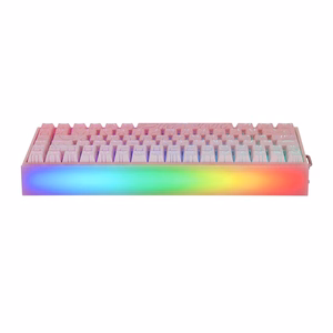 „Gasket“ klaviatūra HERO84 HE PINK+Gradient+Contour Dragon King switch RGB AULA