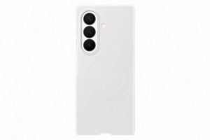 Samsung Galaxy Z Fold8 Ultra silikoninis magnetinis dėklas su 2 antirefleksinėmis plėvelėmis, kreminės spalvos