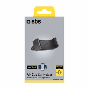 SBS TESUPAIRCLIP išmaniojo telefono laikiklis, skirtas oro angai - juodas