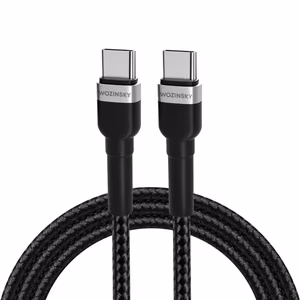 Wozinsky WNBCC2 кабель USB-C USB-C PD 65W 2м - чёрный