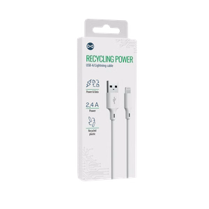 Forever perdirbamas kabelis USB-A - Lightning 1,5m 2,4A HDKR12-AL-00 baltas