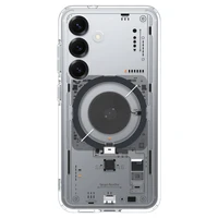 Spigen Ultra Hybrid Magnetinis dėklas telefonui Samsung Galaxy S25 Neo One - skaidrus