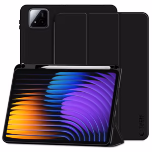 TechProtect SmartCase Pen dėklas planšetiniam kompiuteriui Xiaomi Pad 7 / 7 Pro - juodas
