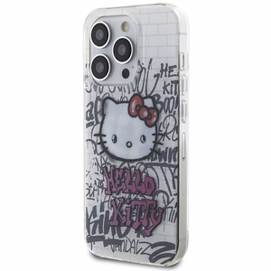 Hello Kitty IML Kitty On Bricks Graffiti dėklas telefonui iPhone 13 Pro Max - baltas