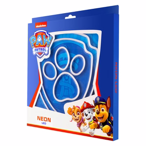 Hanging neon LED Paw Patrol on plexiglass - Paw OW-130246