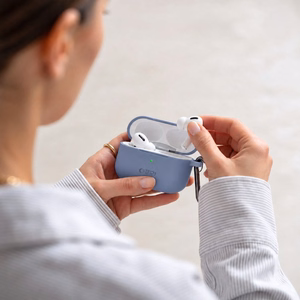 Tech-Protect Силиконовый чехол Hook для AirPods Pro - синий