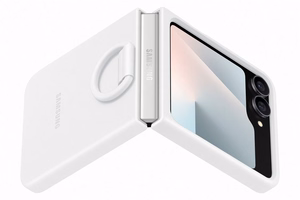 Samsung Silikoninis dėklas telefonui Samsung Galaxy Z Flip7 FE - baltas