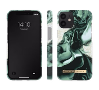 IDEAL OF SWEDEN IDFCAW21-I2154-320 IPHONE 13 MINI GOLDEN OLIVE MARBLE dėklas