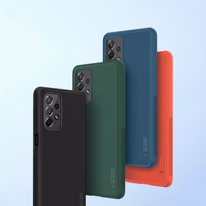 Nillkin Super Frosted Shield Pro patvarus dėklas Samsung Galaxy A73 mėlynas