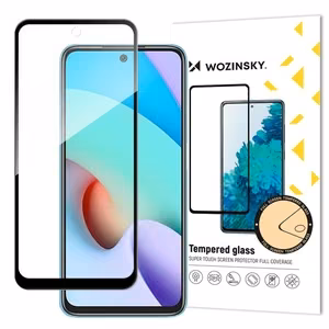 Grūdintas stiklas Wozinsky 5D Full Glue Samsung A426 A42 5G tinkamas dėklui juodas