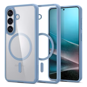 Spigen Ultra Hybrid Mag MagSafe чехол для Samsung Galaxy S26+ прозрачный синий