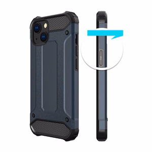 Hybrid Armor case for iPhone 14 armored hybrid cover blue