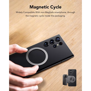 VEGER išorinė baterija 5000 mAh suderinama su MagSafe PD QC3.0 20W Tourist (W0569) juoda
