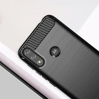 Carbon dėklas lankstus dėklas Motorola Moto E7i Power juodas