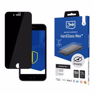 9H privatumo stiklas 3mk HardGlass Max Privacy™ iPhone 7 / 8