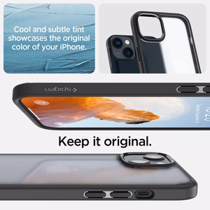 Spigen Ultra Hybrid dėklas telefonui iPhone 14 Plus - matinis juodas