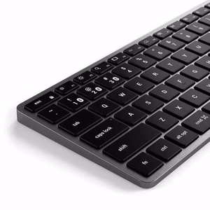 Satechi Slim X1 belaidė QWERTY klaviatūra, ST-BTSX1S, sidabrinė