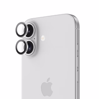 Benks grūdintas stiklas DR Sapphire Lens Protector kamerai iPhone 17 (2 lęšiai) sidabrinis