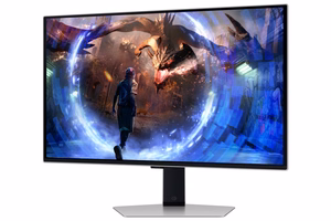 Samsung G60SD monitorius 68,6 cm (27") 2560 x 1440 pikselių Quad HD OLED sidabrinis
