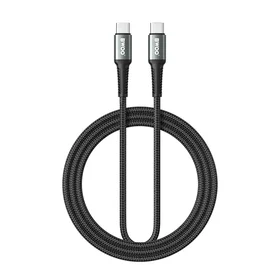 BWOO pintas kabelis USB-C - USB-C 2m 60W juodas