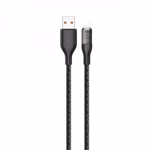 USB laidas Dudao L22L pilkas Lightning 100cm (iki 30W)