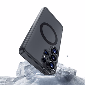 "Benks" magnetinis kristalų TPU rėmelis (0050), skirtas "Samsung Galaxy S26 Ultra black